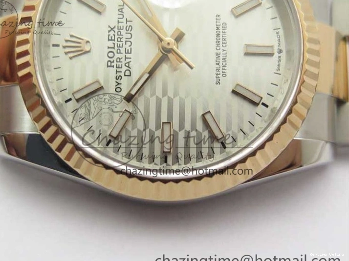 0401 DateJust 36 SS RG 126231 BP Maker 1:1 Best Edition Silver Dial on Oyster Bracelet EasyMatch 2511